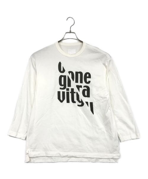 ONE GRAVITY（ワングラヴィティ）ONE GRAVITY (ワングラヴィティ) ロゴロングスリーブカットソー ホワイト サイズ:SIZE　Sの古着・服飾アイテム