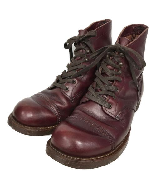 RED WING（レッドウィング）RED WING (レッドウィング) アイアンレンジ・マンソンブーツ バーガンディー サイズ:SIZE　US8.5の古着・服飾アイテム