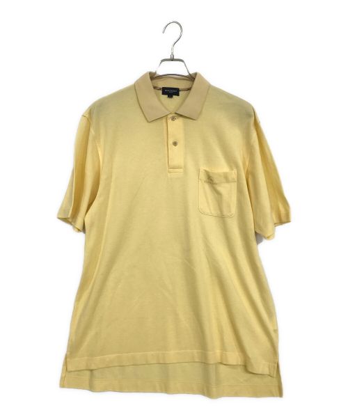 BURBERRY GOLF（バーバリーゴルフ）BURBERRY GOLF (バーバリーゴルフ) ポロシャツ イエロー サイズ:LLの古着・服飾アイテム