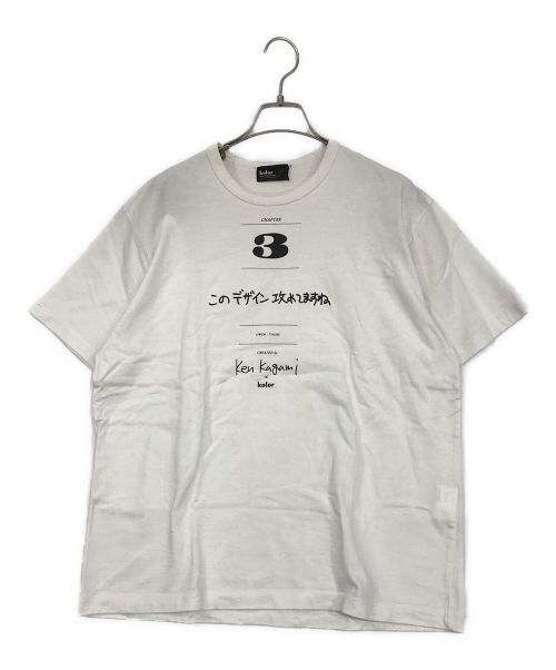 KOLOR（カラー）KOLOR (カラー) プリントTシャツ ホワイト サイズ:SIZE　1の古着・服飾アイテム