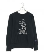 Champion×DISNEYチャンピオン×ディズニー）の古着「REVERSE WEAVE」｜ブラック