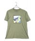 THE NORTH FACE（ザ ノース フェイス）の古着「22SS Sketch S／S TEE プリントTシャツ」｜カーキ