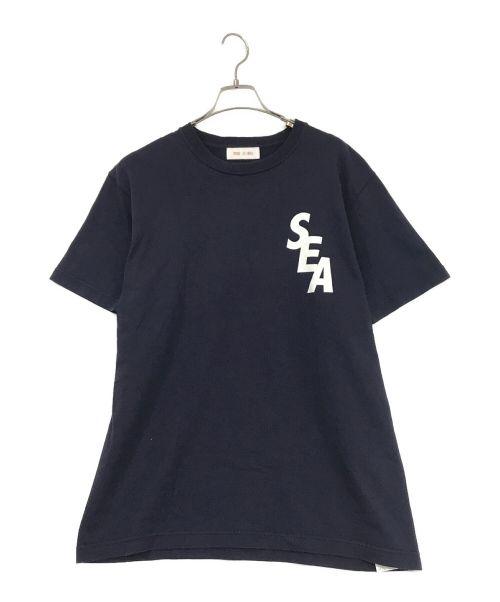 WIND AND SEA（ウィンド アンド シー）WIND AND SEA (ウィンダンシー) プリントTシャツ ネイビー サイズ:SIZE Mの古着・服飾アイテム