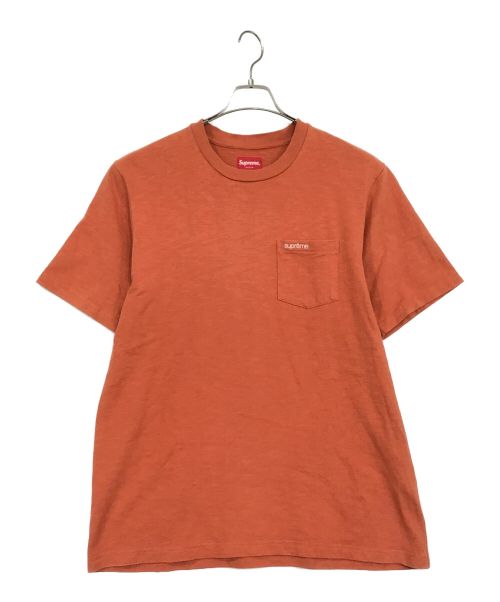 SUPREME（シュプリーム）SUPREME (シュプリーム) 22SS/S/S Pocket Tee オレンジ サイズ:SIZE Mの古着・服飾アイテム