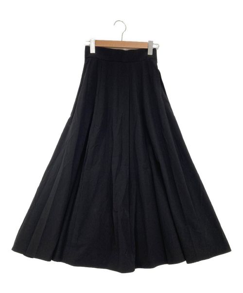 MANOF（マノフ）MANOF (マノフ) BACK SOLID FLARE SKIRT ブラック サイズ:SIZE Mの古着・服飾アイテム