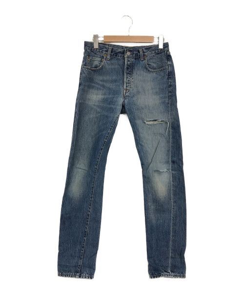 LEVI'S（リーバイス）LEVI'S (リーバイス) ダメージデニムパンツ ブルー サイズ:SIZE 76cm (W30)の古着・服飾アイテム