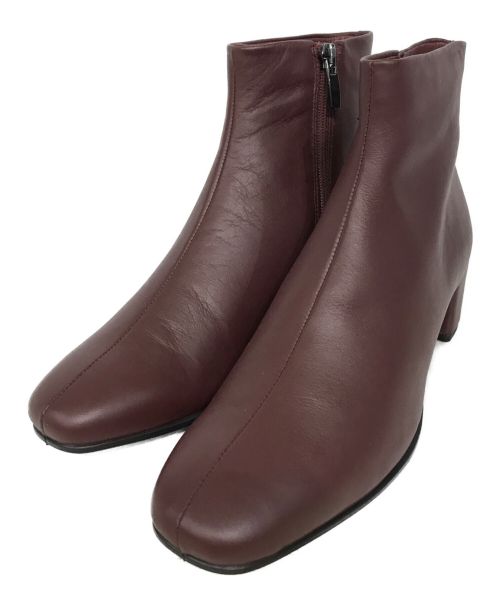 ECCO（エコー）ECCO (エコー) SHAPE SQUARED WOMEN'S ANKLE BOOT ブラウン サイズ:SIZE EU36の古着・服飾アイテム