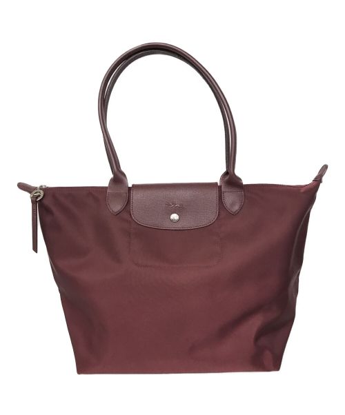 LONGCHAMP（ロンシャン）LONGCHAMP (ロンシャン) トートバッグ ワインレッドの古着・服飾アイテム