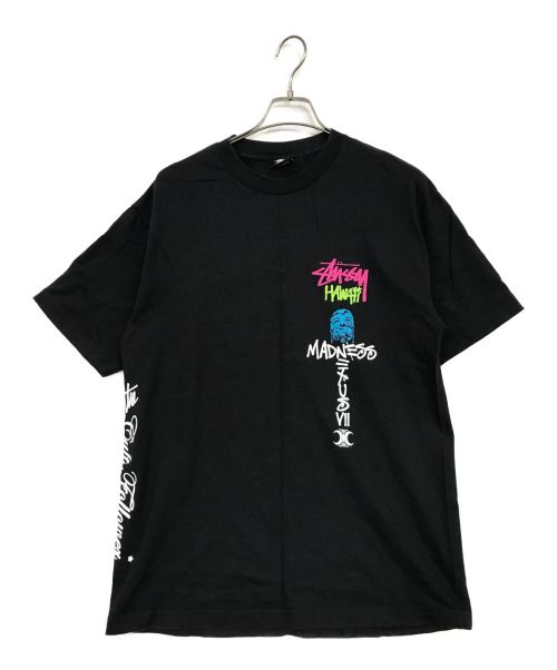 stussy（ステューシー）stussy (ステューシー) NMEXUS7プリントTシャツ ブラック サイズ:SIZE　Lの古着・服飾アイテム