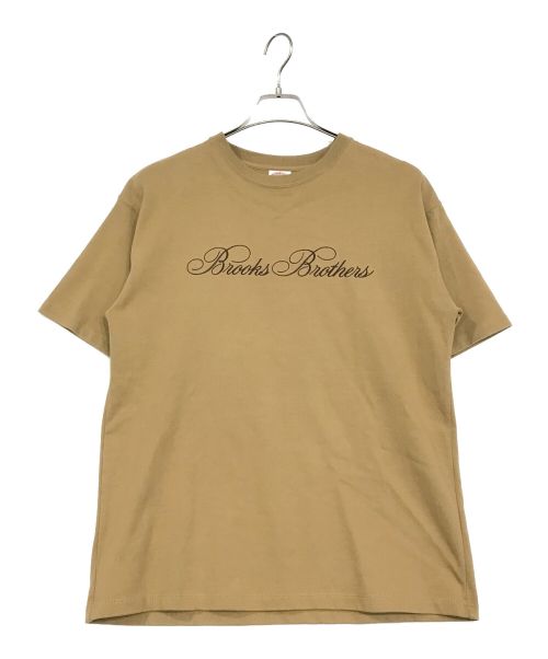 BROOKS BROTHERS（ブルックスブラザーズ）BROOKS BROTHERS (ブルックスブラザーズ) コットンジャージーヘビーウェイトロゴＴシャツ ベージュ サイズ:SIZE　Sの古着・服飾アイテム