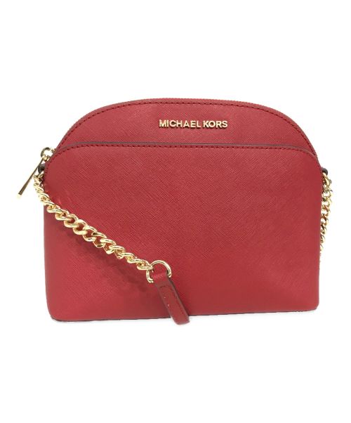 MICHAEL KORS（マイケルコース）MICHAEL KORS (マイケルコース) ショルダーバッグ レッドの古着・服飾アイテム