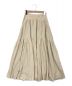 HER LIP TO（ハーリップトゥ）の古着「High-Waist Tiered Long Skirt」｜ベージュ