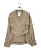 HER LIP TOハーリップトゥ）の古着「Everyday Belted Trench Jacket/エブリディベルテッドトレンチジャケット」｜ベージュ