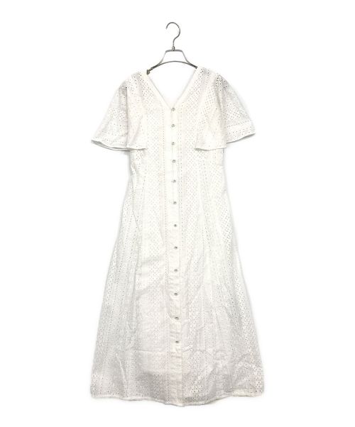 CELFORD（セルフォード）CELFORD (セルフォード) コットンエンブロイダリーワンピース ホワイト サイズ:SIZE 36の古着・服飾アイテム