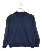 Needlesニードルズ）の古着「TRACK CREWNECK SHIRT POLY SMOOTH/スウェット」｜ブルー