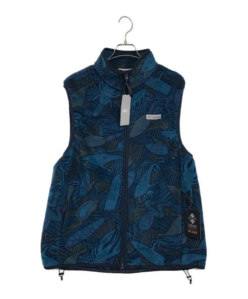 Columbia PFG（コロンビア）Columbia PFG (コロンビア) BEAMS (ビームス) 別注 LOGRIVER BMS FLEECE VEST ネイビー サイズ:SIZE Mの古着・服飾アイテム