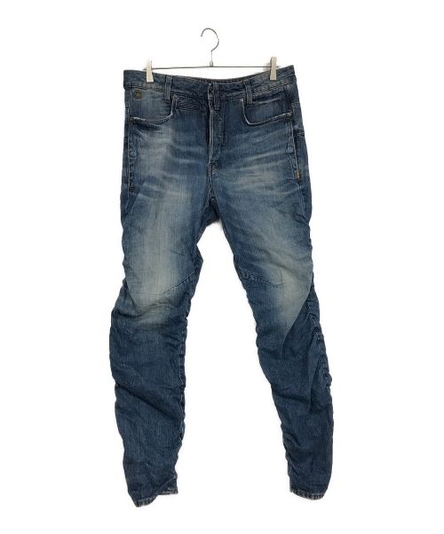 G-STAR RAW（ジースターロゥ）G-STAR RAW (ジースターロゥ) 立体裁断デニムパンツ インディゴ サイズ:SIZE　34の古着・服飾アイテム