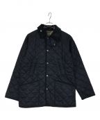 Barbourバブアー）の古着「BEDALE QUILT WOOL FLANNEL/ビデイルキルティングジャケット」｜ネイビー