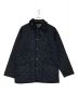 Barbour（バブアー）の古着「BEDALE QUILT WOOL FLANNEL/ビデイルキルティングジャケット」｜ネイビー