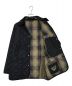 中古・古着 Barbour (バブアー) BEDALE QUILT WOOL FLANNEL/ビデイルキルティングジャケット ネイビー サイズ:36：12800円