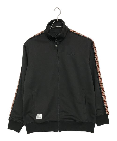 Schott（ショット）Schott (ショット) TAPING JERSEY TRACK JACKET ブラック サイズ:SIZE　Lの古着・服飾アイテム