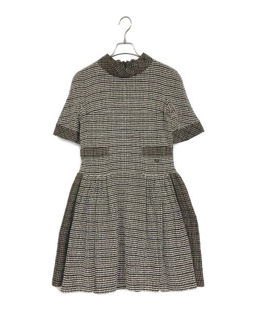 CHANEL（シャネル）CHANEL (シャネル) ツイードワンピース ブラウン サイズ:36の古着・服飾アイテム