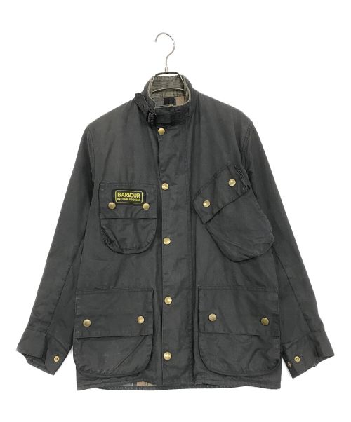 Barbour（バブアー）Barbour (バブアー) ヴィンテージINTERNATIONALオイルドジャケット グレー サイズ:SIZE C34の古着・服飾アイテム