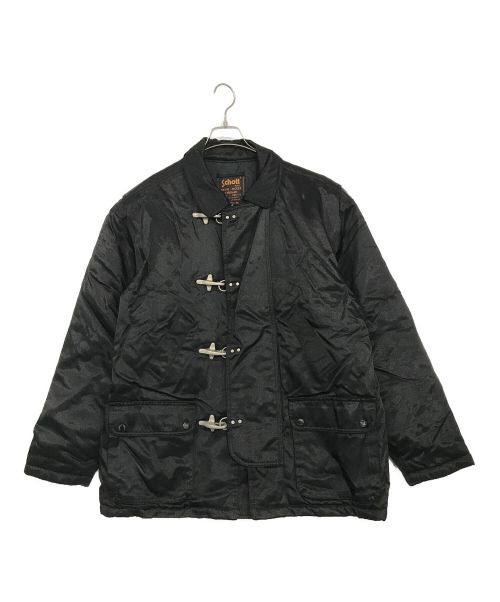 Schott（ショット）Schott (ショット) ファイヤーマンジャケット ブラック サイズ:SIZE　Lの古着・服飾アイテム