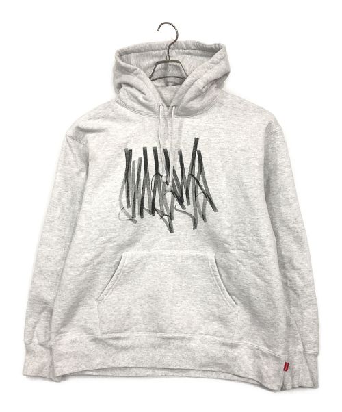 SUPREME（シュプリーム）SUPREME (シュプリーム) Tag Hooded Sweatshirt グレー サイズ:SIZE Mの古着・服飾アイテム