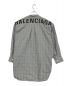 BALENCIAGA (バレンシアガ) ニュースウィングチェックシャツ グレー サイズ:SIZE　32：24000円