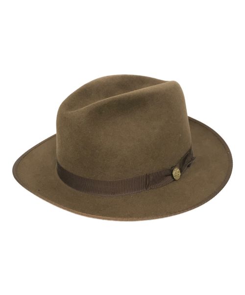 STETSON（ステットソン）STETSON (ステットソン) ハット ブラウン サイズ:SIZE　Lの古着・服飾アイテム