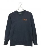 BROWN by 2-tacsブラウンバイツータックス）の古着「GYM crew Navy (Embroidery)」｜ネイビー