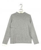 MACKINTOSH PHILOSOPHYマッキントッシュフィロソフィー）の古着「Cleric Collar Knit プルオーバー」｜グレー