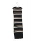 HER LIP TO (ハーリップトゥ) Cotton Striped Ribbed Knit Dress/ニットワンピース ブラック サイズ:SIZE　S：12000円