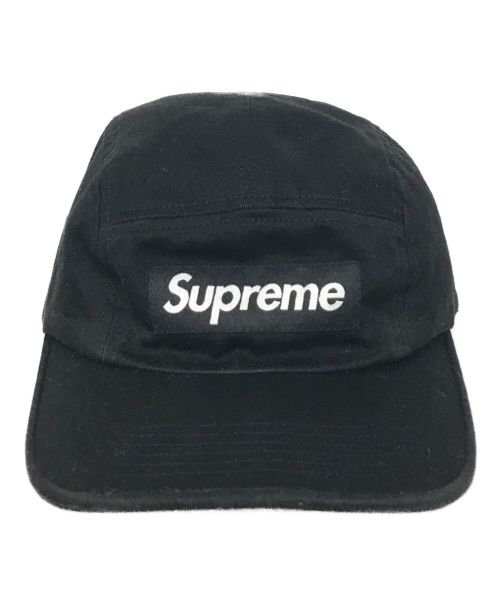 SUPREME（シュプリーム）SUPREME (シュプリーム) Washed Chino Twill Camp Cap ブラックの古着・服飾アイテム