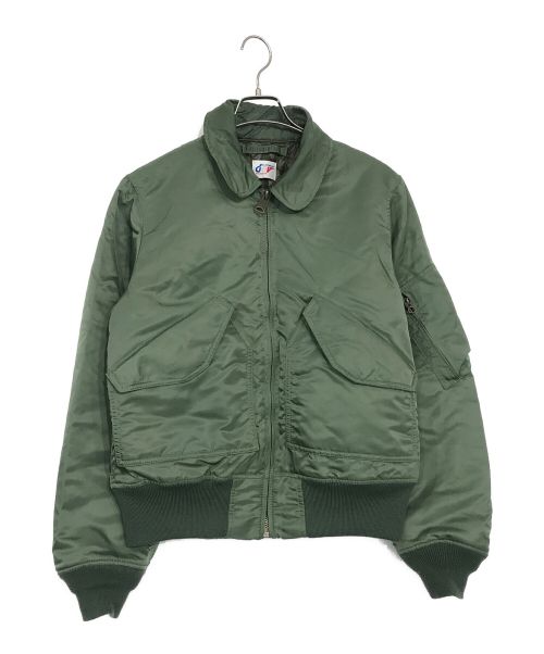 DEVELOPMENT INUSAGE（ディベロップメントインアスエイジ）DEVELOPMENT INUSAGE (ディベロップメントインアスエイジ) DEVINUSAGE FLIGHT JACKET XXX1 オリーブ サイズ:SIZE Mの古着・服飾アイテム