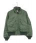 DEVELOPMENT INUSAGE（ディベロップメントインアスエイジ）の古着「DEVINUSAGE FLIGHT JACKET XXX1」｜オリーブ