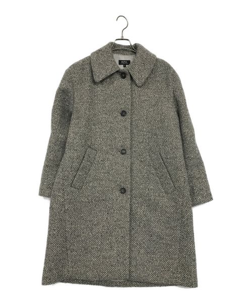 A.P.C.（アーペーセー）A.P.C. (アー・ペー・セー) ステンカラーコート グレー サイズ:SIZE 36の古着・服飾アイテム