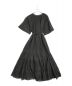 ne quittez pas (ヌキテパ) C.VOILE TIERED EMB DRESS グレー サイズ:SIZE M：6000円