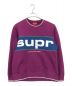 SUPREME（シュプリーム）の古着「Piping Crewneck」｜パープル