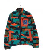 SCOTCH & SODAスコッチアンドソーダ）の古着「Colourful reversible fleece jacket」｜スカイブルー