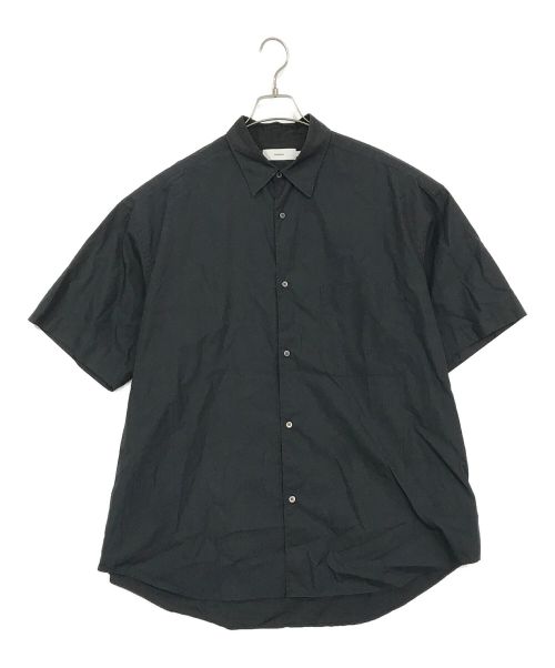 Graphpaper（グラフペーパー）Graphpaper (グラフペーパー) BROAD S/S OVERSIZED REGULAR COLLAR SHIRT ブラック サイズ:SIZE　Fの古着・服飾アイテム