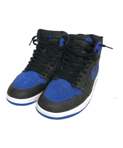 NIKE（ナイキ）NIKE (ナイキ) AIR JORDAN 1 RETRO HIGH OG ブラック×ブルー サイズ:SIZE US10の古着・服飾アイテム