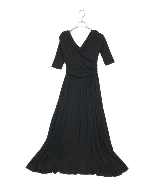 HER LIP TO（ハーリップトゥ）HER LIP TO (ハーリップトゥ) Cache Coeur Jersey Long Dress. ブラック サイズ:SIZE　Sの古着・服飾アイテム