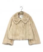 HER LIP TOハーリップトゥ）の古着「Winter Love Faux Fur Coat」｜ベージュ