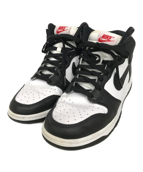 NIKE（ナイキ）NIKE (ナイキ) WMNS Dunk High Black and White ホワイト サイズ:SIZE　US7.5の古着・服飾アイテム