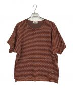 Vivienne Westwood manヴィヴィアン ウェストウッド マン）の古着「STAR JACQUARD BACK LONG Tシャツ」｜ブラウン