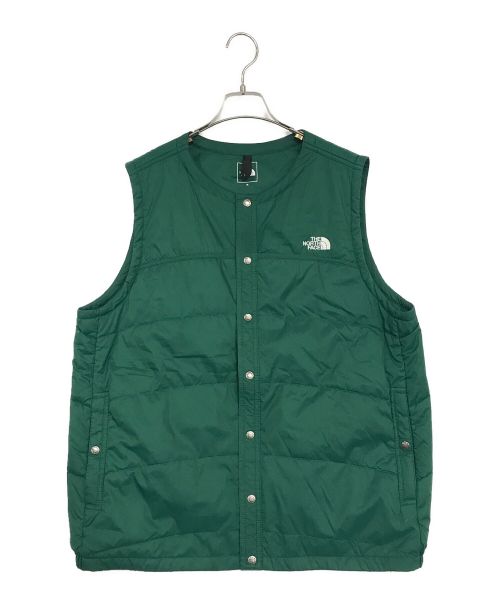 THE NORTH FACE（ザ ノース フェイス）THE NORTH FACE (ザ ノース フェイス) Meadow Warm Vest/メドウウォームベスト グリーン サイズ:SIZE　XLの古着・服飾アイテム