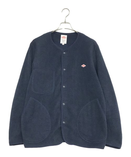 DANTON（ダントン）DANTON (ダントン) ノーカラーフリースジャケット ネイビー サイズ:SIZE　44の古着・服飾アイテム