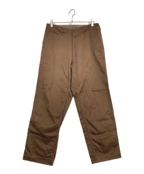 nanamica（ナナミカ）nanamica (ナナミカ) Wide Chino Pants ブラウン サイズ:W32の古着・服飾アイテム